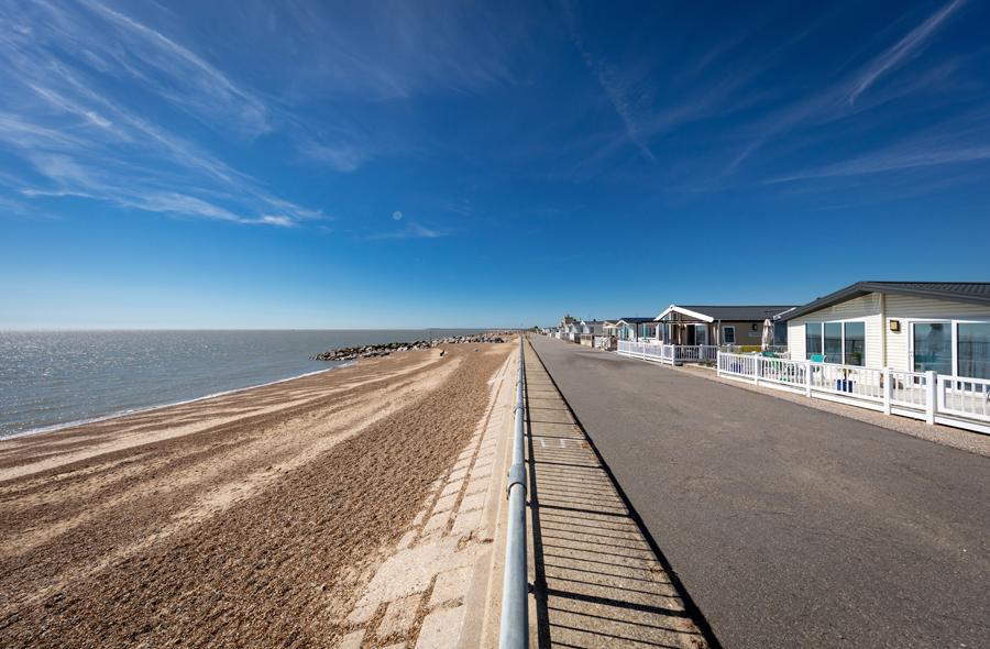 Suffolk Sands Holiday Park right by the beach