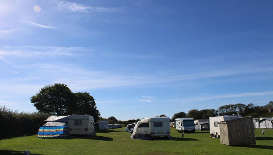 touring caravan pitches at Sunnydale Holiday Park