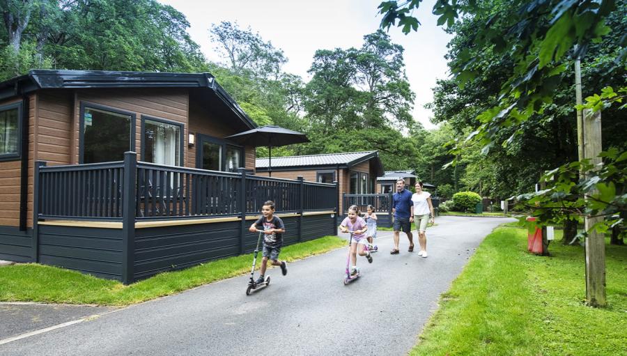 lodge holidays int he lake district at White Cross Bay Holiday Park