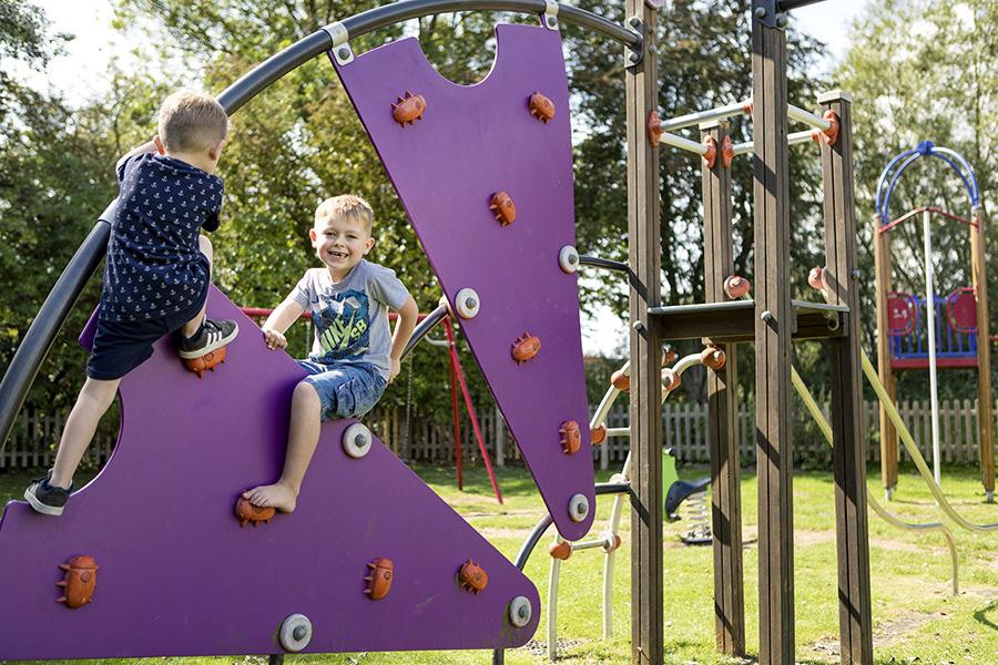 kids playground at Winchelsea Sands Holiday Park