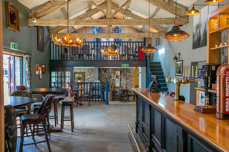 the restaurant and pub at Bowland fell Holiday Park