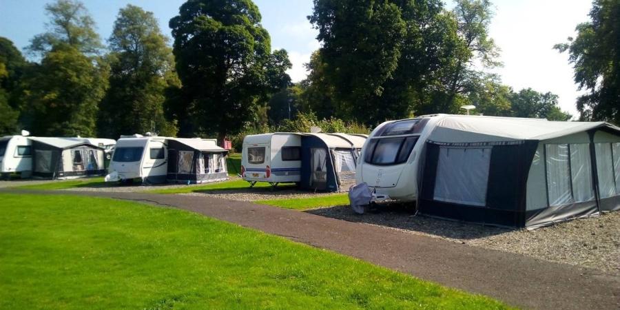 Callander Woods Holiday Park touring caravan site in Scotland