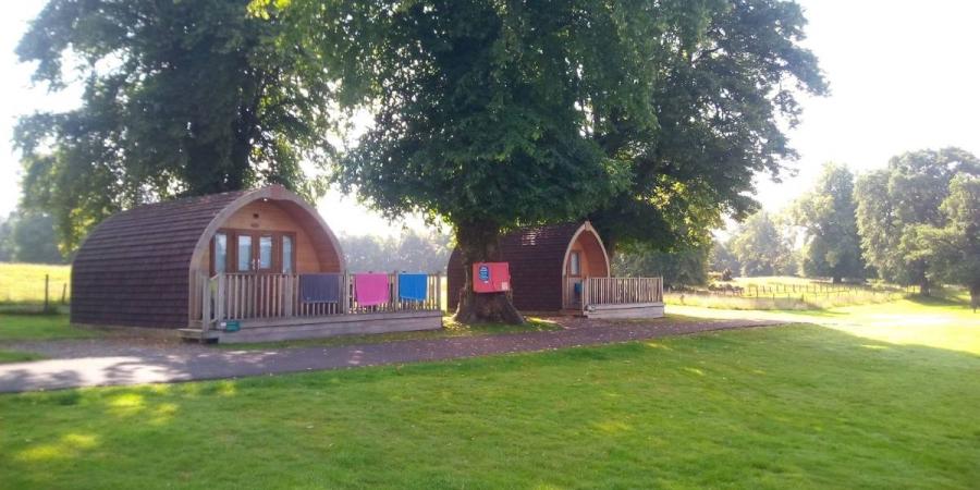 glamping pods in Scotland at Callander Woods Holiday Park