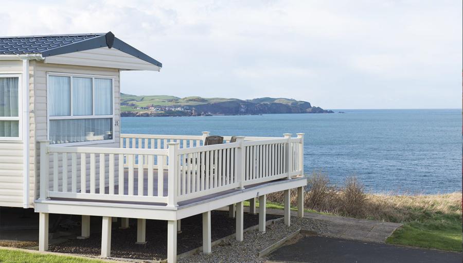 luxury beach caravan holidays in Scotland