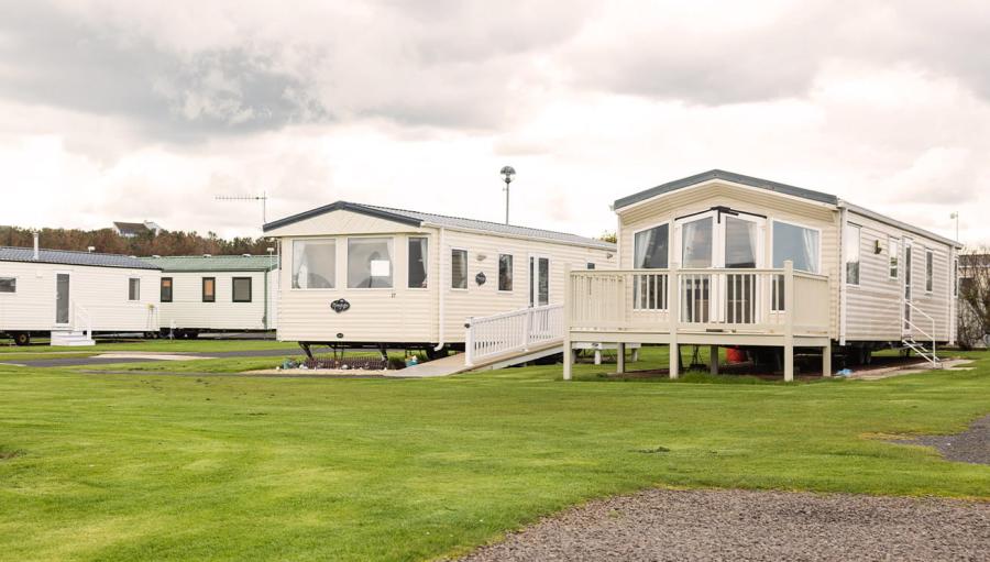Eyemouth Holiday Park caravan site in scotland
