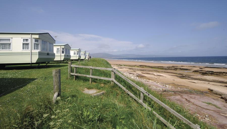 Scotland caravan park by the breach, Grannie's Heilan Hame Park