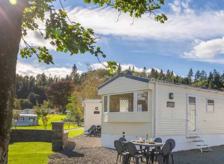 caravan holiday parks in Dumfries and Galoway at Moffat Manor Holiday Resort