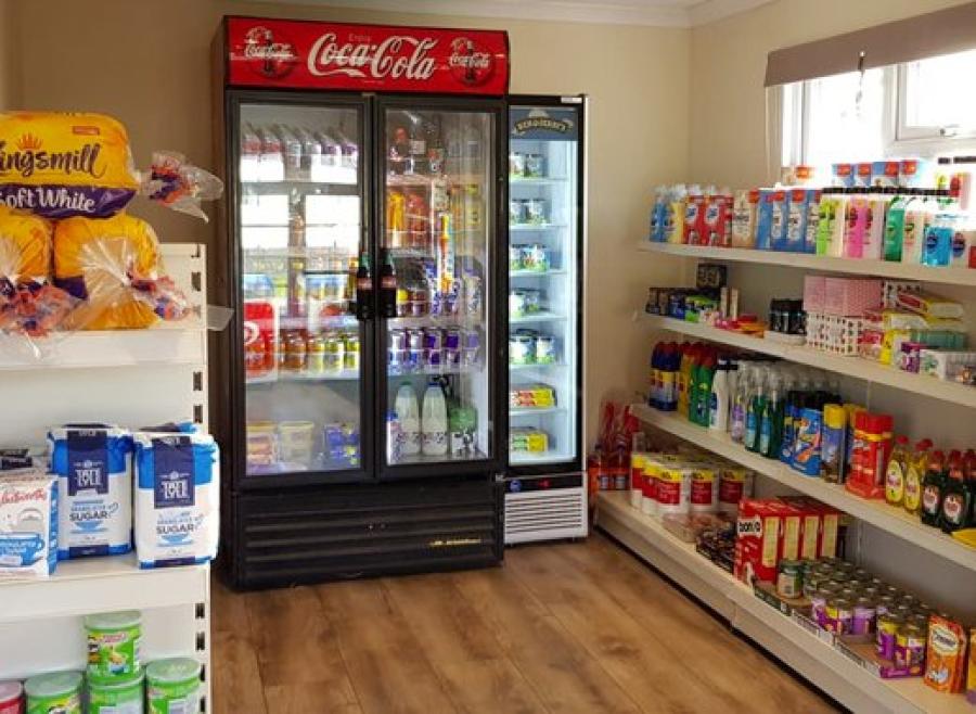 the shop at Moffat Manor Holiday Resort