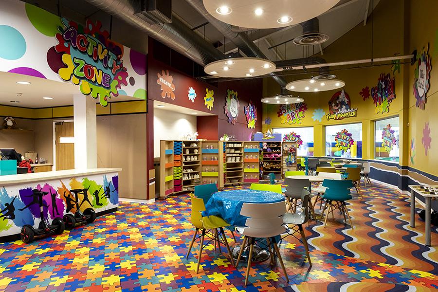 kids fun zone on the park