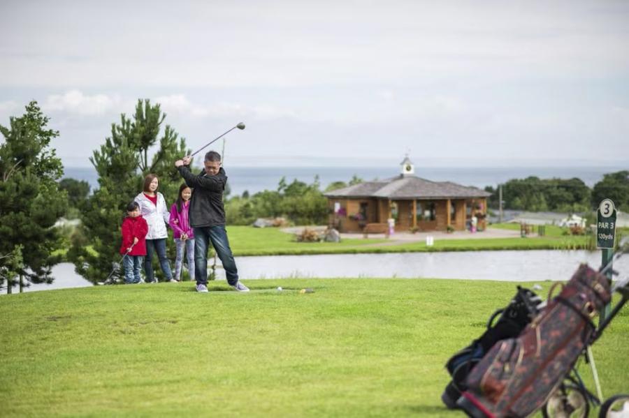 Seton Sands Holiday Park 9 hole golf course