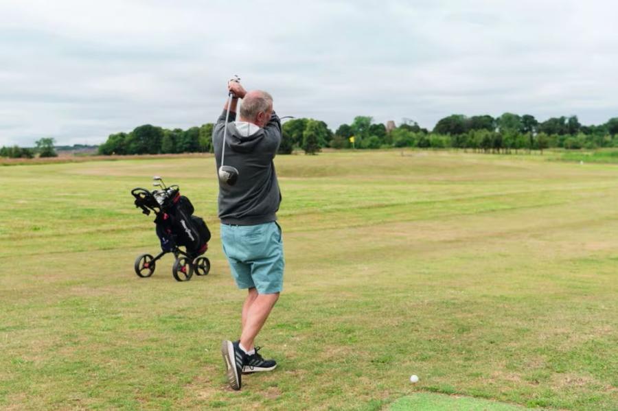 holiday park in scotland with a golf course