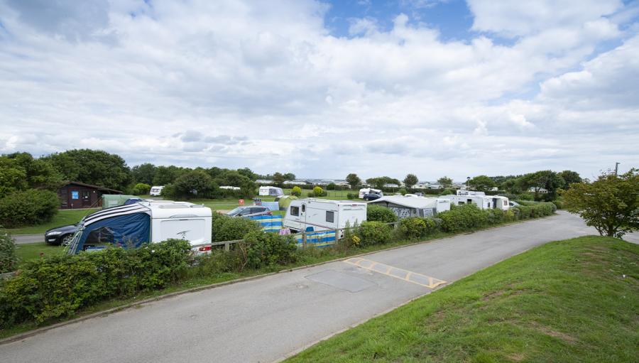 touring caravans at Skipsea Sands Holiday Park