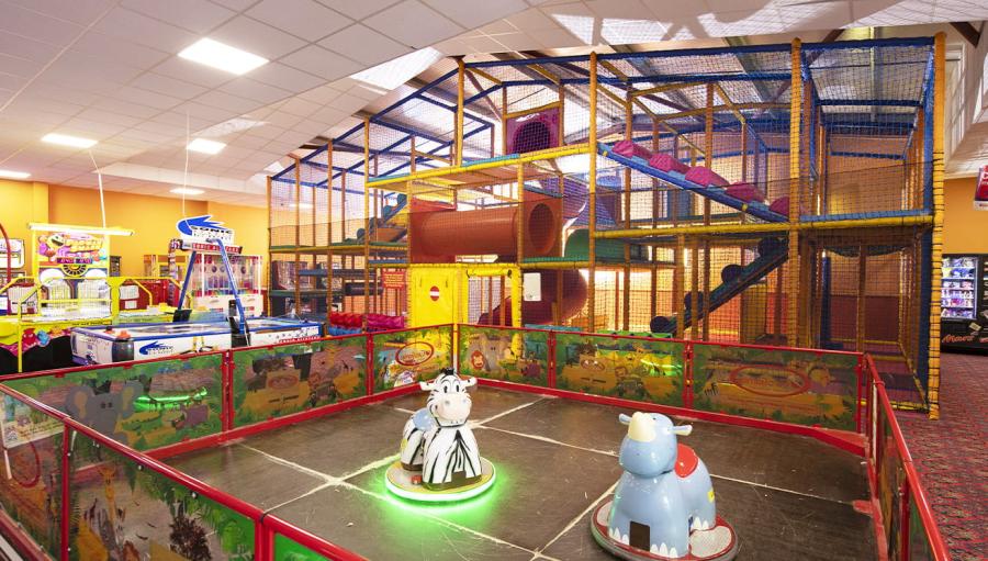 the indoor soft play area at Skipsea Sands Holiday Park
