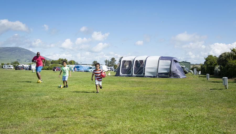 the camping and touring park in Scotland at Southerness Holiday Park
