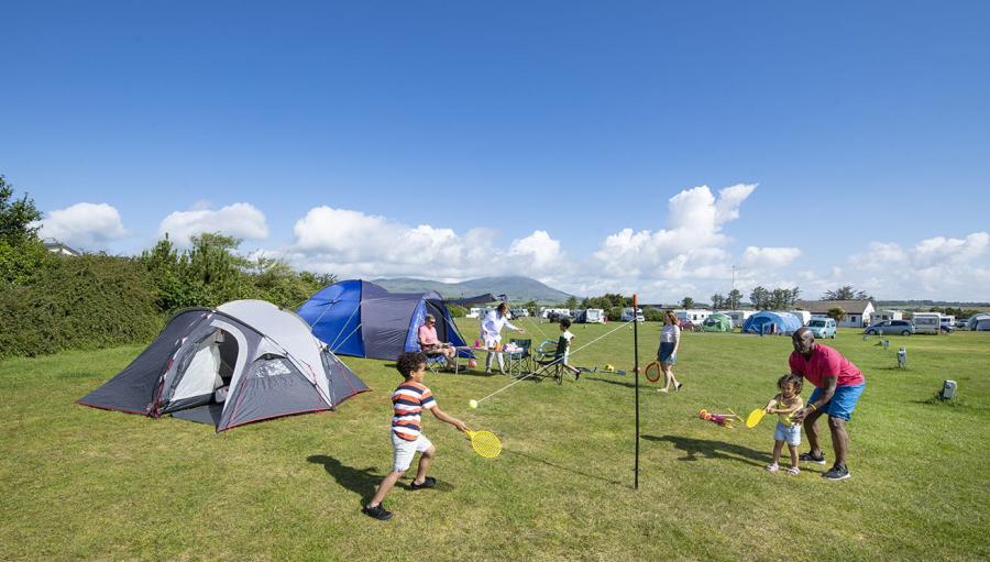 camping field at Southerness Holiday Park