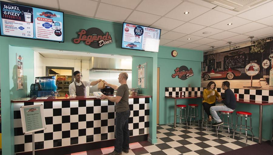 the fish and chip shop at Southerness Holiday Park