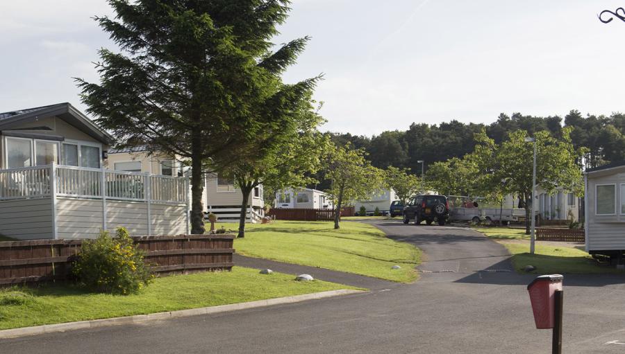 Sundrum Castle Holiday Park luxury caravan park in Scotland