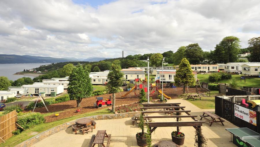 stunning coastal views from a top Scotland caravan park