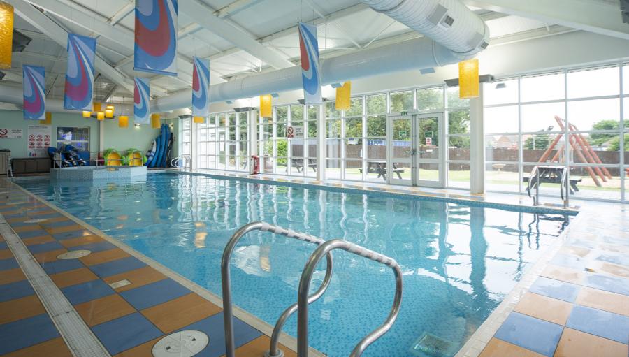 the indoor pool at Withernsea Sands Holiday Park