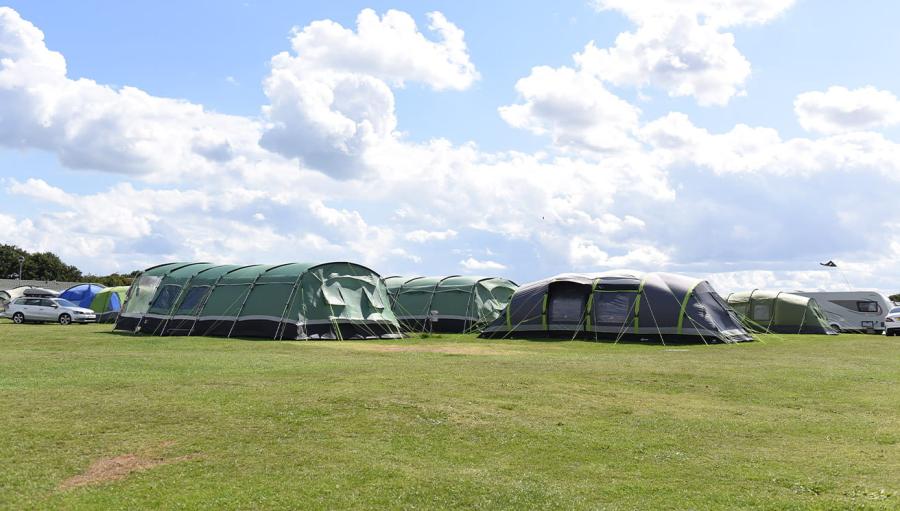 camping pitches at Withernsea Sands Holiday Park in Yorkshire