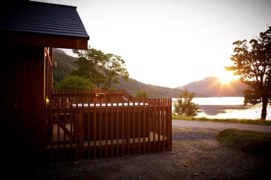 holiday lodge at loch lomond