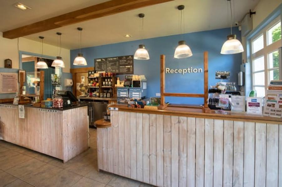 the reception area at Ardgartan Argyll