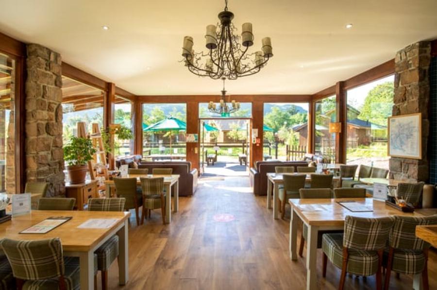 the bar and restaurant at Ardgartan Argyll