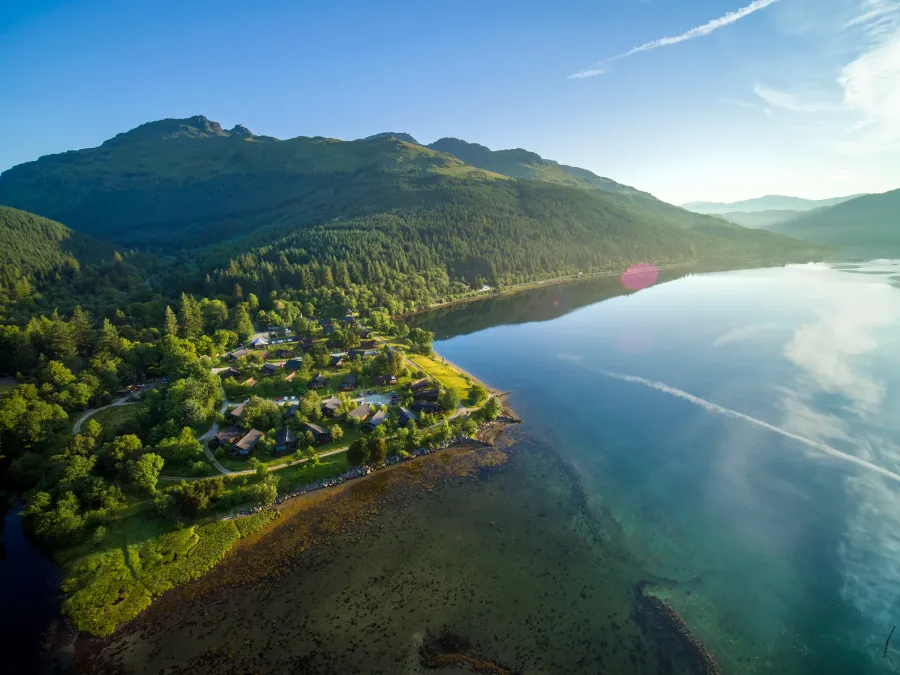 Ardgartan Argyll holiday lodge park in Loch Lomond