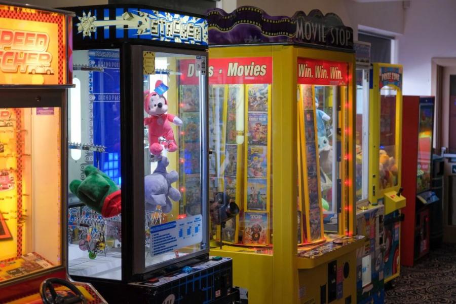 the amusement arcde at Cockerham Sands Holiday Park