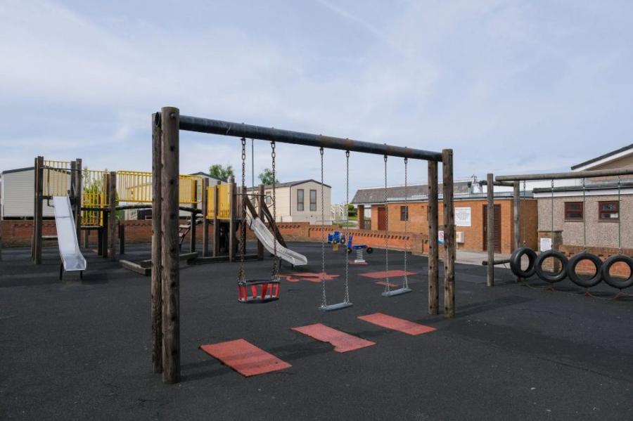 the kids adventure playground on the park