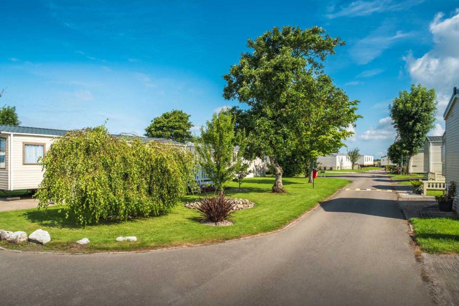 caravans on site at Cockerham Sands Holiday Park