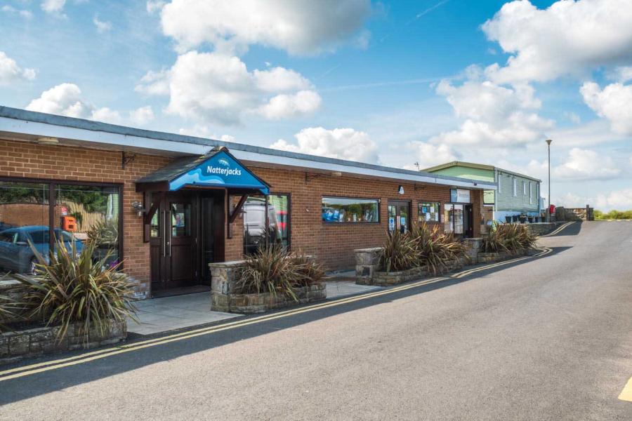 the main club house at Cockerham Sands Holiday Park