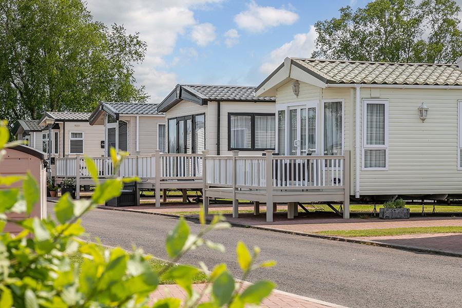 static caravan park in the lake district at Glendale holiday park