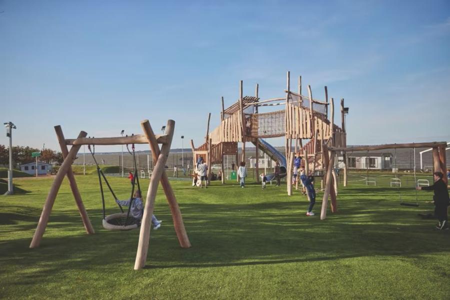kids adventure playground on the caravan park in Kent