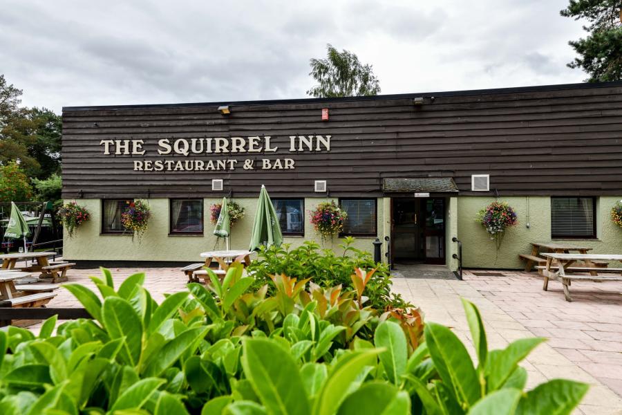 outside the restaurant at Lowther Holiday Park 