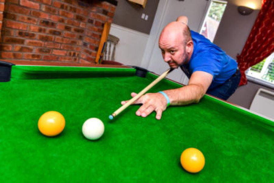 plyaing pool on holiday at Lowther Holiday Park 