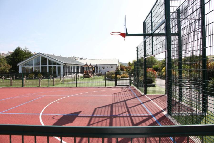 multi sports court on holiday at Par Sands Coastal Holiday Park