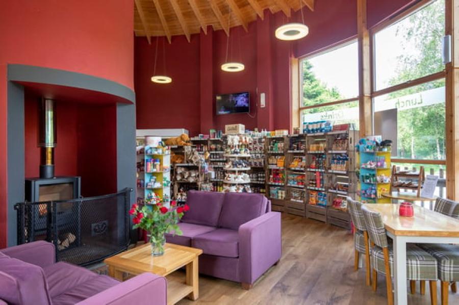 the bar at Strathyre lodge park