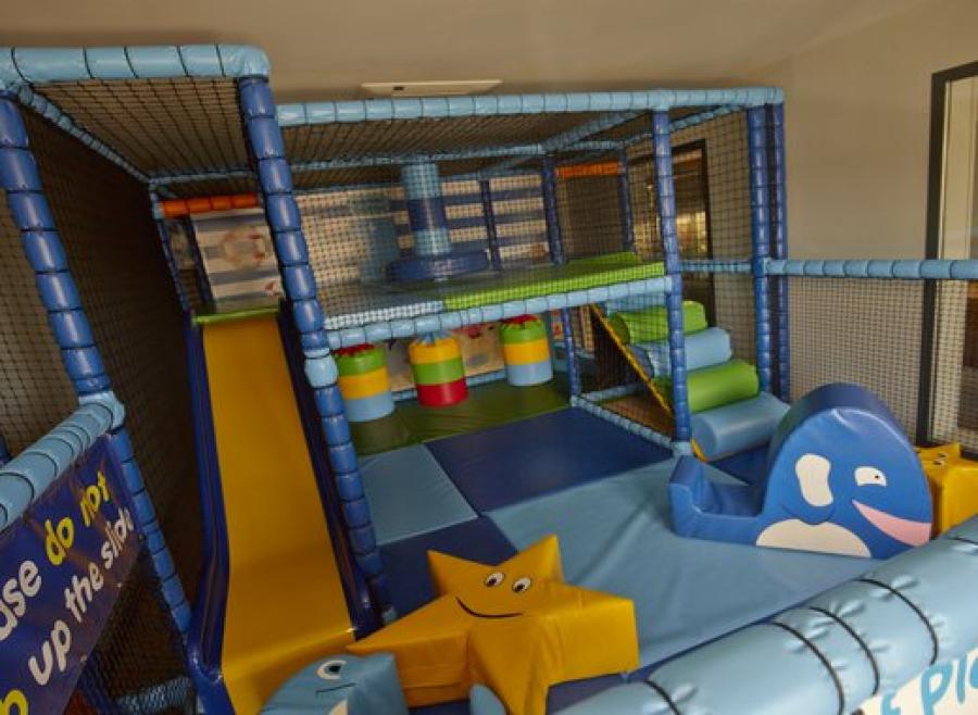 the soft play area at The Bay Colwell Holiday Park