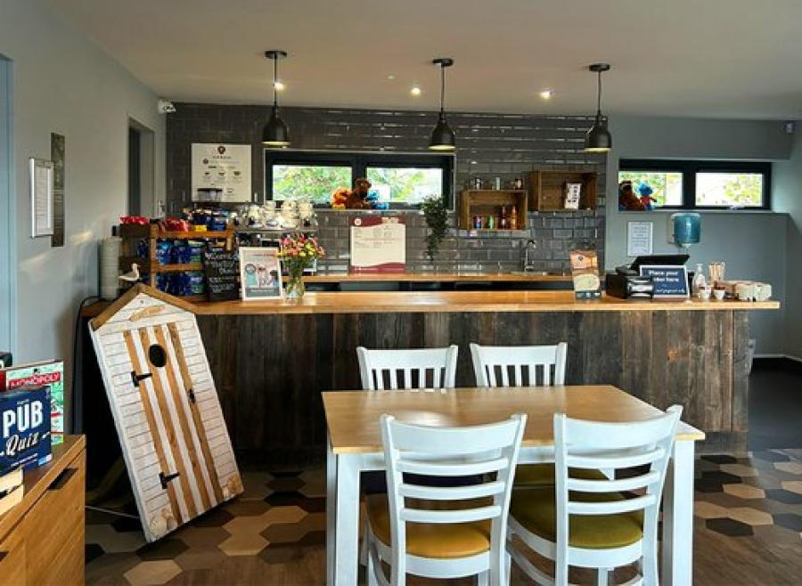 the bar for relaxing on holiday at The Bay Colwell Holiday Park