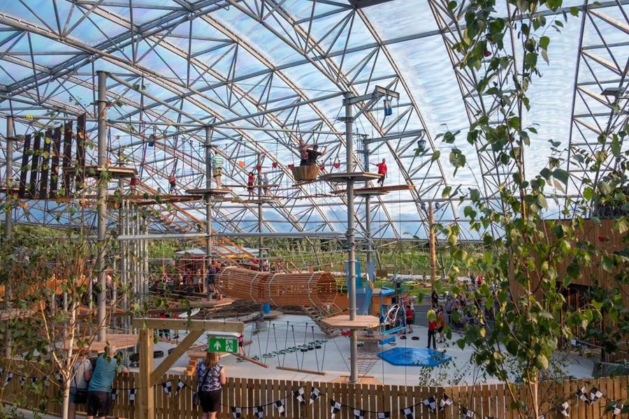 the amazing rope walks at the Bluestone National Park Resort