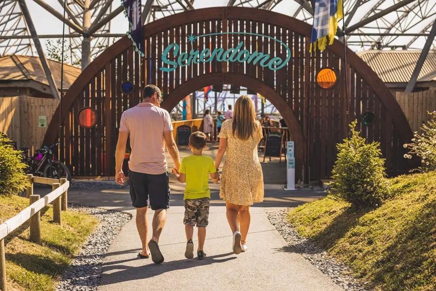 enterance to the serendome at Bluestone National Park Resort