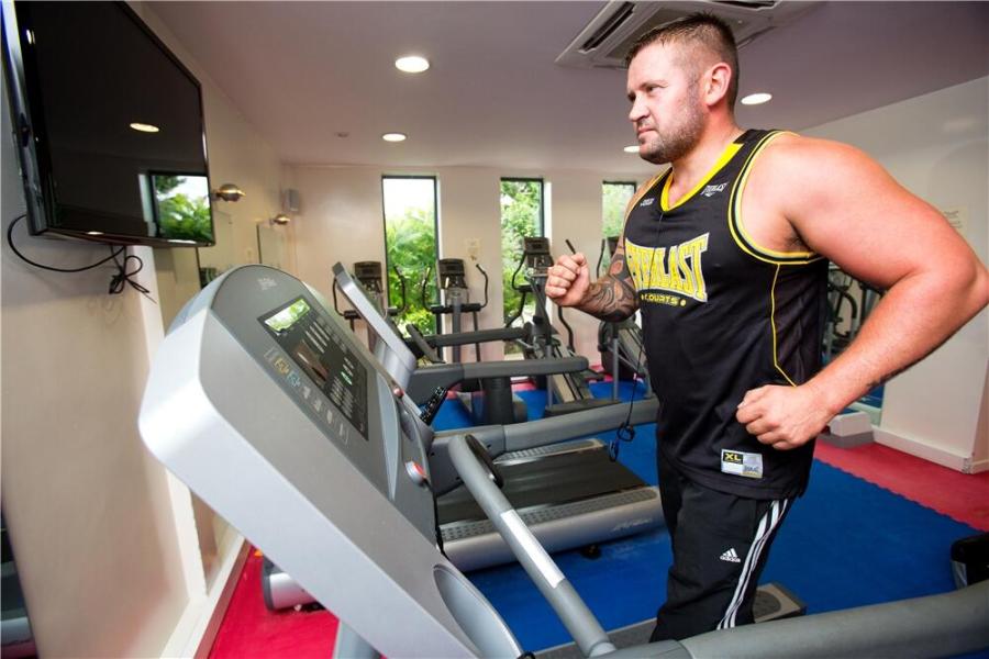 the gym at Fell End Holiday Park