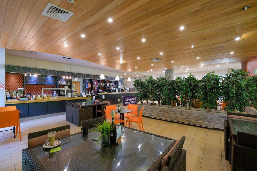 the bar and restaurant at Fell End Holiday Park
