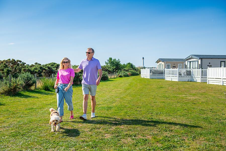 static caravan site in Moray in Scotland