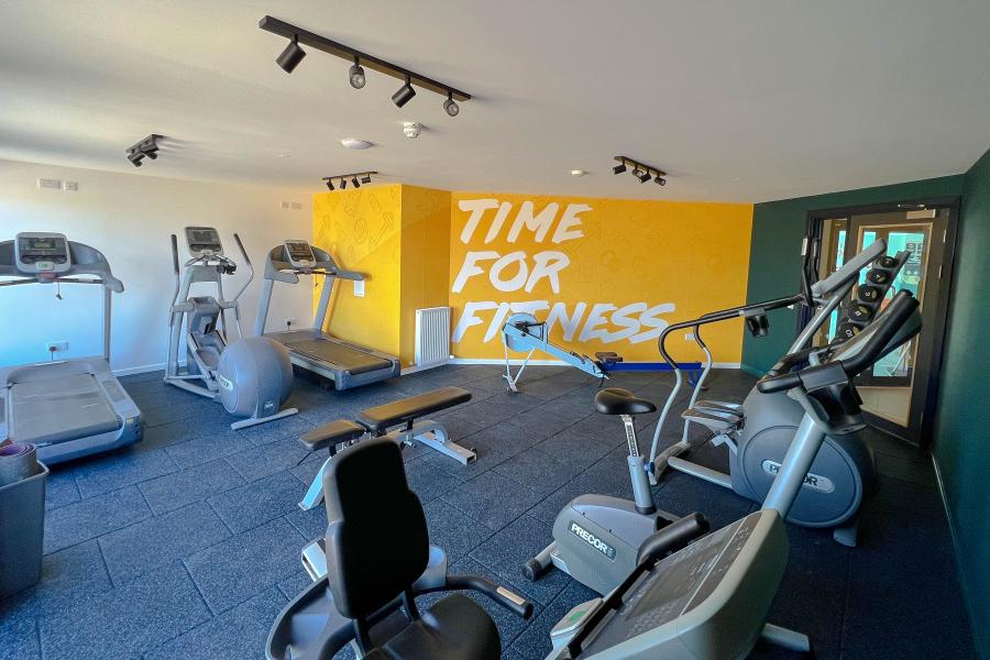 the gym at Silver Sands Holiday Park