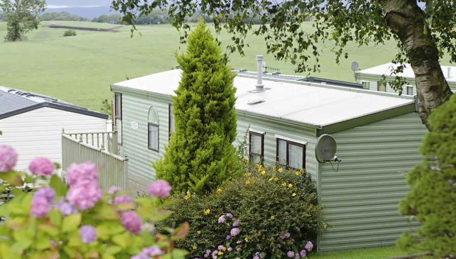 static caravans at Todber Valley Holiday Park in Lancashire