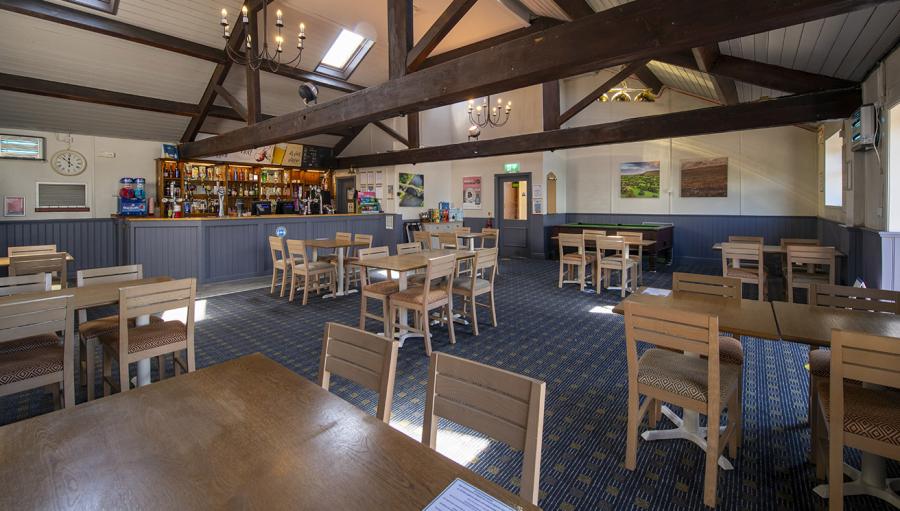 the bar at Todber Valley Holiday Park