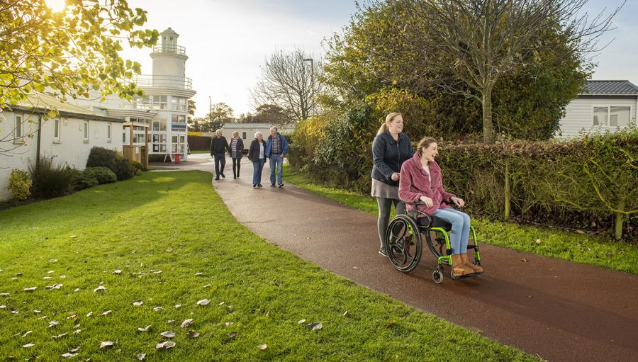 Whitley Bay Holiday Park is an accessible wheelchair friendly holiday park