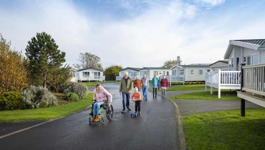 lodges in Northumberland at Whitley Bay Holiday Park